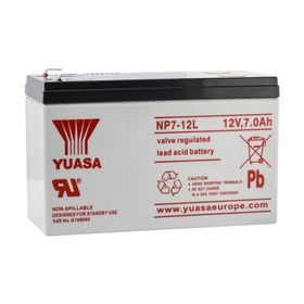 Yuasa NP 12V 7 Ah F2 Kalın Bakımsız Kuru Akü