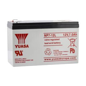 Yuasa NP 12V 7 Ah F2 Kalın Bakımsız Kuru Akü