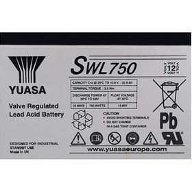 Yuasa SWL750 12V 24.4 Ah Bakımsız Kuru Akü