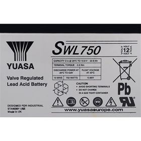 Yuasa SWL750 12V 24.4 Ah Bakımsız Kuru Akü