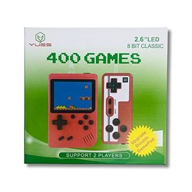 Yues Retro 400 Oyunlu Mavi 2 Kişilik Oyun Konsolu