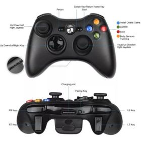 Yues XBox 360 PS3 PC ve Android Kablosuz Wireless Controller