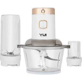 Yui M-2001 3'ü 1 Arada 2 Kademeli Hız Ayarlı Beyaz Blender Seti