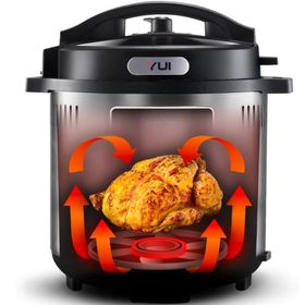 Yui M06 Maxi Cooker Plus 2 in 1 6 lt Sıcak Hava Fritözü ve Düdüklü Tencere