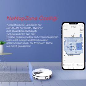 Yui S7 NoMopZone Beyaz Robot Süpürge