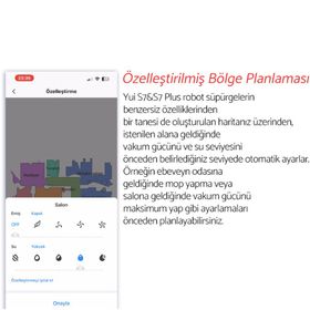 Yui S7 Plus Beyaz Robot Süpürge