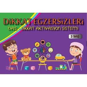 Yuka Kids Dikkat Egzersizleri 3 Yaş Dikkat Aktivasyon Sistemi