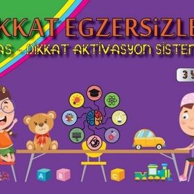 Yuka Kids Dikkat Egzersizleri 3 Yaş Dikkat Aktivasyon Sistemi