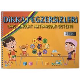 Yuka Kids Dikkat Egzersizleri 4 Yaş Dikkat Aktivasyon Sistemi