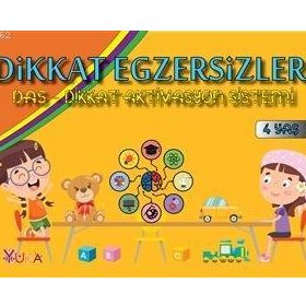 Yuka Kids Dikkat Egzersizleri 4 Yaş Dikkat Aktivasyon Sistemi