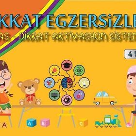Yuka Kids Dikkat Egzersizleri 4 Yaş Dikkat Aktivasyon Sistemi