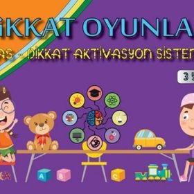 Yuka Kids Dikkat Oyunları 3 Yaş Dikkat Aktivasyon Sistemi