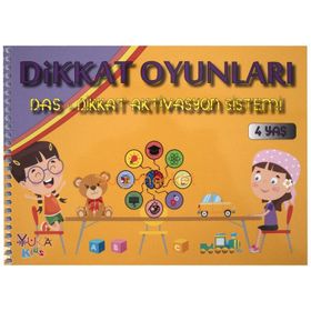 Yuka Kids Dikkat Oyunları 4 Yaş Dikkat Aktivasyon Sistemi