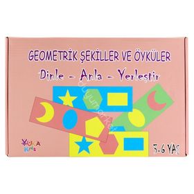Yuka Kids Dinle/Anla/Yerleştir Geometrik Şekiller ve Öyküler