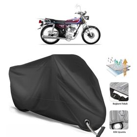Yuki YK-180M Modify Siyah Arka Çanta Uyumsuz Ultra Kalın Su Geçirmez Motor Brandası