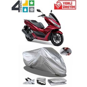 Yuki ZN-150T-E5 LEGEND Siyah Arka Çanta Uyumsuz Ultra Kalın Su Geçirmez Motor Brandası