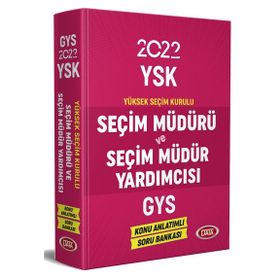 Yüksek Seçim Kurulu Seçim Müdürü Konu Anlatımlı Soru Bankası Data Yayınları