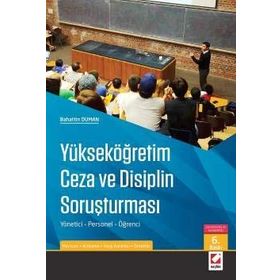 Yükseköğretim Ceza ve Disiplin Soruşturması - Bahattin Duman
