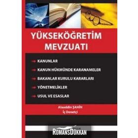 Yükseköğretim Mevzuatı / Alaaddin Şahin / Palme Yayınları