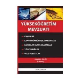 Yükseköğretim Mevzuatı / Alaaddin Şahin / Palme Yayınları
