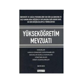 YÜKSEKÖĞRETİM MEVZUATI (CILTLI) - ALAADDIN ŞAHİN