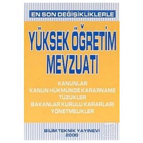 YÜKSEKÖĞRETİM MEVZUATI - KOMISYON