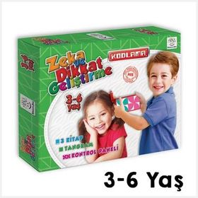 Yükselen Zeka 3-6 Yaş Kodlama ve Dikkat Geliştirme Seti