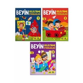 Yükselen Zeka 9786057033109 Beyin Geliştirme Etkinlikleri 3 6 Yaş Yaz Sil Kitaplar