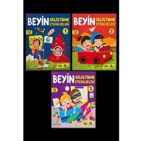 Yükselen Zeka 9786057033109 Beyin Geliştirme Etkinlikleri 3 6 Yaş Yaz Sil Kitaplar
