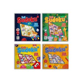 Yükselen Zeka 9786057483331 Stickerli Sudoku Serisi 3 6 Yaş Dikkat Geliştiren Bulmacalar