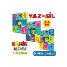 Yükselen Zeka 9786057483355 Mucit Karınca Komik Alfabe Kitabım 3 6 Yaş Yaz Sil Kitaplar