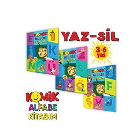 Yükselen Zeka 9786057483355 Mucit Karınca Komik Alfabe Kitabım 3 6 Yaş Yaz Sil Kitaplar