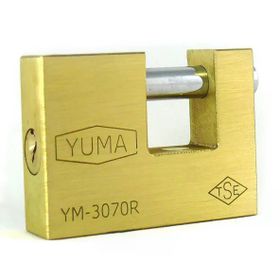 Yuma Kayar Milli Pirinç 70 mm Asma Kilit