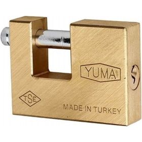 Yuma Kayar Milli Pirinç 70 mm Asma Kilit