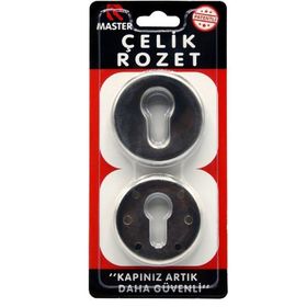 Yuma Saten Çelik Kapı Rozeti