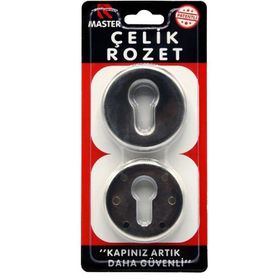 Yuma Saten Çelik Kapı Rozeti