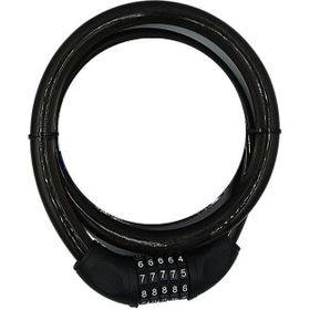Yuma YM-747 Siyah 120 cm 20 mm 5 Şifreli Motorsiklet Kilidi