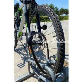Yuma YM-747 Siyah 120 cm 20 mm 5 Şifreli Motorsiklet Kilidi
