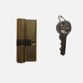 Yuma YMK Hibrit Cerman Barel Sarı 68 mm Standart Çelik Kapı Kilidi