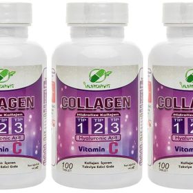 Yurdavit Collagen Tip 1-2-3 Hyaluronic Acid 100 Tablet