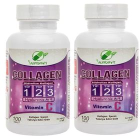 Yurdavit Collagen Tip 1-2-3 Hyaluronic Acid 100 Tablet