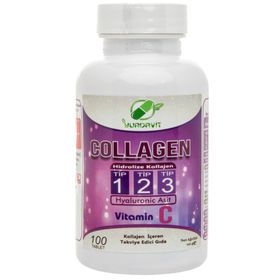 Yurdavit Collagen Type 1-2-3 Hyaluronic Acid 100 Tablet