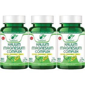 Yurdavit Kalium Magnesium Complex 3x60 Tablet