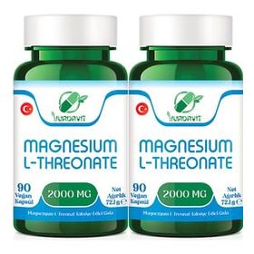 Yurdavit Magnesium L-Threonate 2000 mg 90 Kapsül