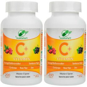 Yurdavit Vitamin C Sambucus Nigra Rose Hips 200 Tablet