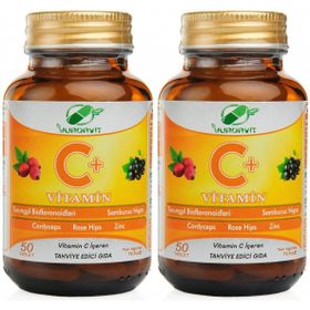 Yurdavit Vitamin C Sambucus Nigra Rose Hips 50 Tablet