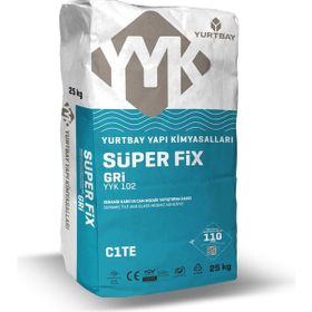 Yurtbay Gri Süperfix 25 Kg Seramik Yapıştırıcı