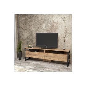 Yuru Design ML19 Iron Metal 2 Kapaklı 180 cm Tv Ünitesi Tv Sehpası