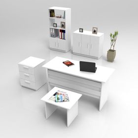 Yuru Design Vario ABCDEF Beyaz Ofis Büro Masa Takımı