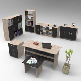 Yuru Design Vario ABCDEFG 3 Renk Ofis Büro Masa Takımı